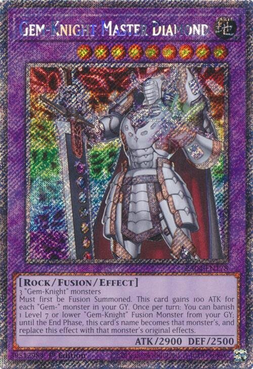 Gem-Knight Master Diamond - RA04-EN178 (Platinum Secret Rare)