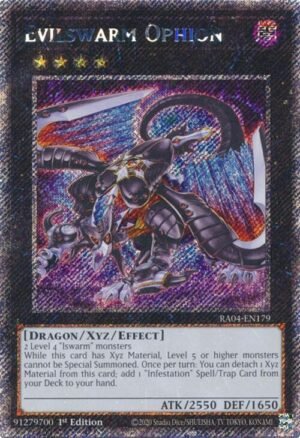 Evilswarm Ophion - RA04-EN179 (Platinum Secret Rare)