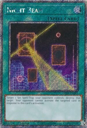 Night Beam - RA04-EN182 (Platinum Secret Rare)