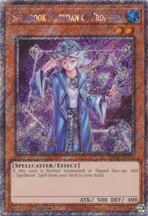 Spellbook Magician of Prophecy - RA04-EN183 (Platinum Secret Rare)