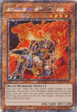 Brotherhood of the Fire Fist - Bear - RA04-EN198 (Platinum Secret Rare)