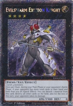 Evilswarm Exciton Knight - RA04-EN212 (Platinum Secret Rare)