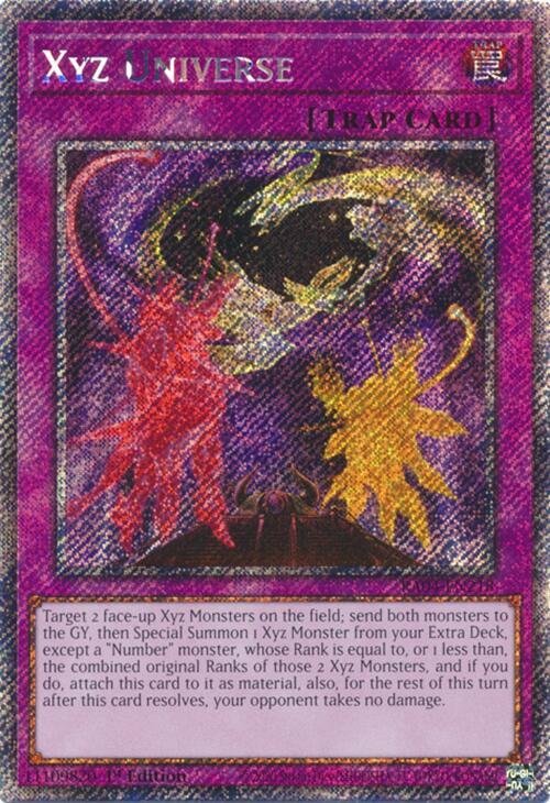 Xyz Universe - RA04-EN218 (Platinum Secret Rare)