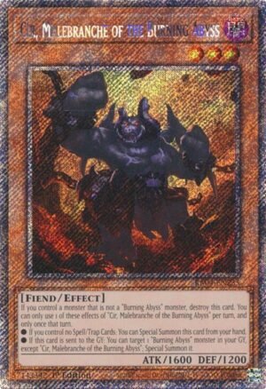 Cir, Malebranche of the Burning Abyss - RA04-EN235 (Platinum Secret Rare)