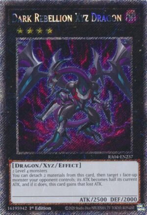 Dark Rebellion Xyz Dragon - RA04-EN237 (Platinum Secret Rare)