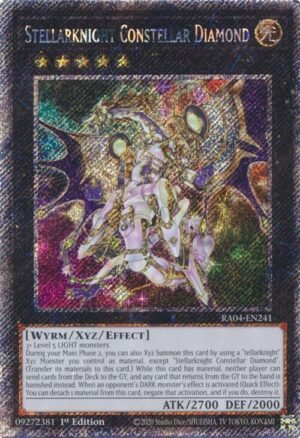 Stellarknight Constellar Diamond - RA04-EN241 (Platinum Secret Rare)