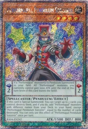 Performapal Pendulum Sorcerer - RA04-EN242 (Platinum Secret Rare)