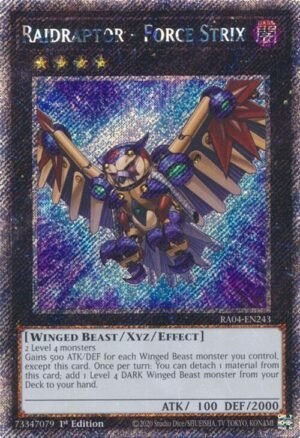 Raidraptor - Force Strix - RA04-EN243 (Platinum Secret Rare)