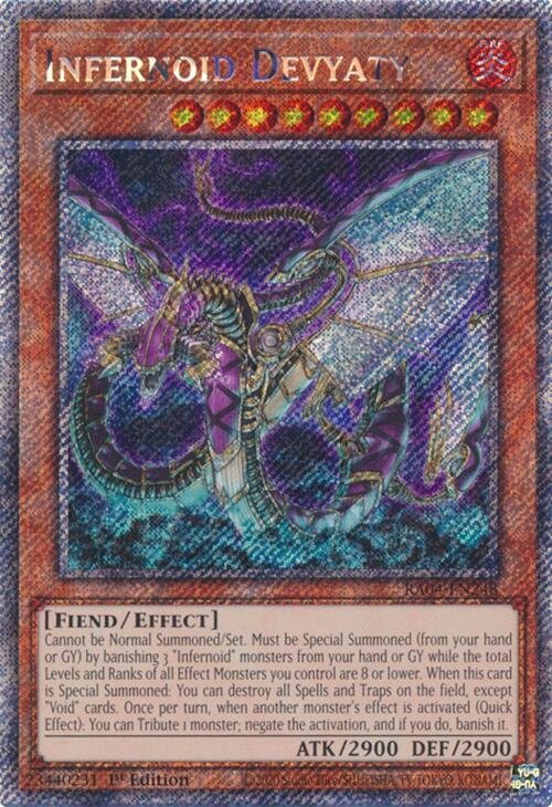Infernoid Devyaty - RA04-EN248 (Platinum Secret Rare)