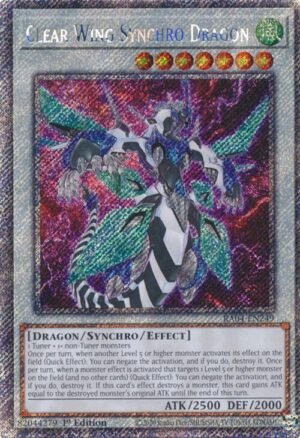 Clear Wing Synchro Dragon - RA04-EN249 (Platinum Secret Rare)