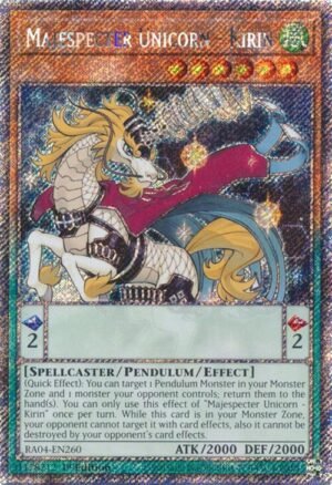 Majespecter Unicorn - Kirin - Bunbuku - RA04-EN260 (Platinum Secret Rare)