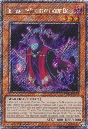The Phantom Knights of Ancient Cloak - RA04-EN263 (Platinum Secret Rare)