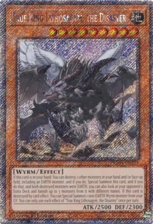 True King Lithosagym, the Disaster - RA04-EN275 (Platinum Secret Rare)
