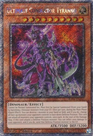 Ultimate Conductor Tyranno - RA04-EN287 (Platinum Secret Rare)