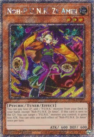 Noh-P.U.N.K. Ze Amin - RA04-EN293 (Platinum Secret Rare)