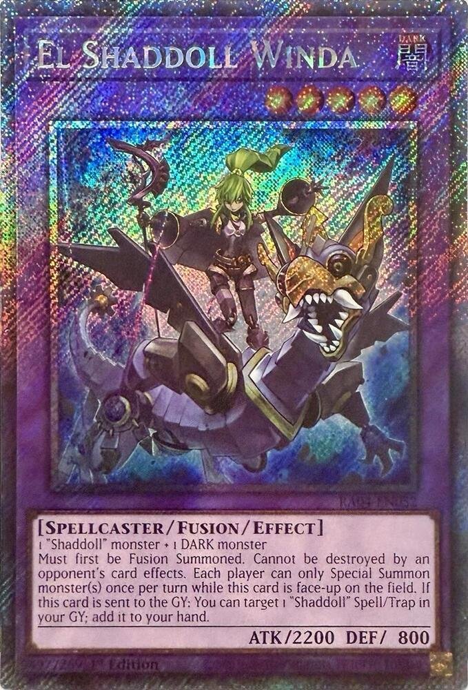 El Shaddoll Winda - RA04-EN052 (Platinum Secret Rare)