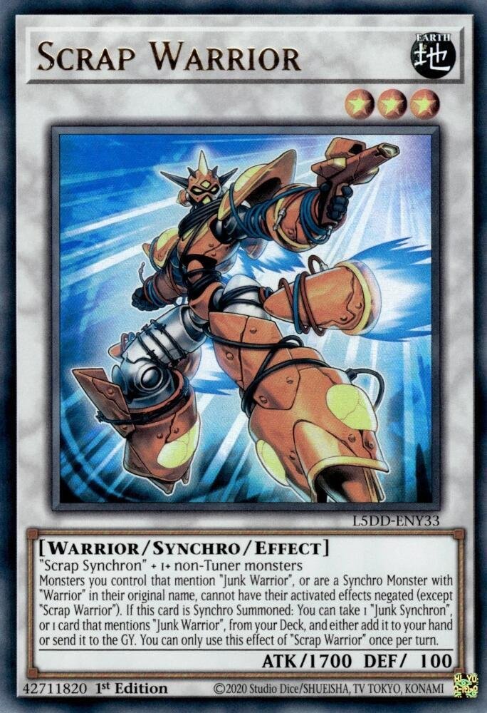 Scrap Warrior - L5DD-ENY33 (Ultra Rare)