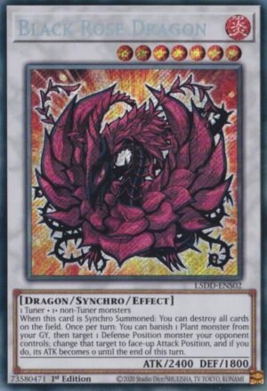 Black Rose Dragon - L5DD-ENS02 (secret rare)