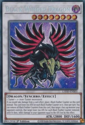 Black-Winged Dragon - L5DD-ENS03 (secret rare)