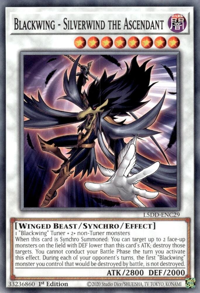 Blackwing - Silverwind the Ascendant - L5DD-ENC29 (common)