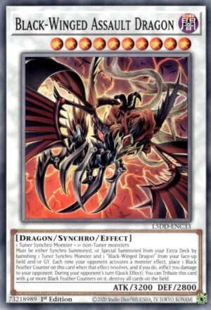 Black-Winged Assault Dragon - L5DD-ENC33 (common)