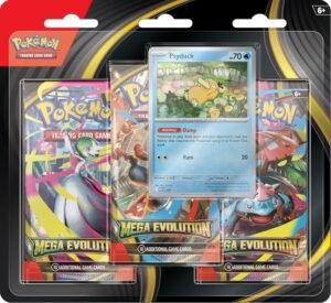Pokemon tcg Mega Evolution Three-Booster Blister Psyduck/Golduck