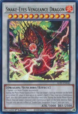 Snake-Eyes Vengeance Dragon - ALIN-EN040 (Ultra Rare)