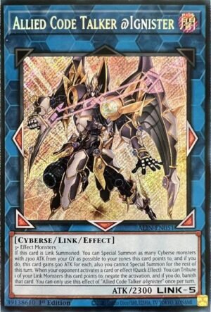 Allied Code Talker @Ignister - ALIN-EN051 (Secret Rare)