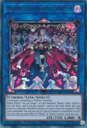 Maliss Q Hearts Crypter - 25LP-EN016 (Ultra Rare)
