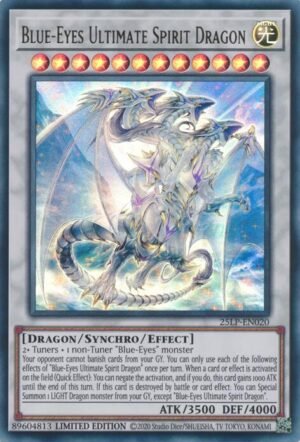 Blue-Eyes Ultimate Spirit Dragon - 25LP-EN020 (Ultra Rare)