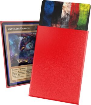 Ultimate Guard Cortex Outer Card Sleeves, Red Back, Glossy Standard Size 100 Cant