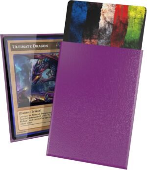 Ultimate Guard Cortex Outer Card Sleeves, Purple Back, Glossy Standard Size 100 Cant