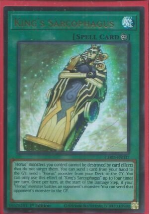 King's Sarcophagus - CH02-EN037 (Ultra Rare)