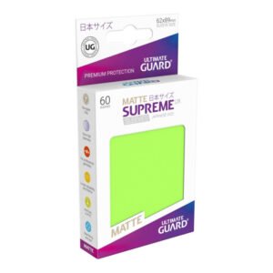 Ultimate Guard Supreme UX Card Sleeves, Light Green STANDARD Size 80 Cant (copia)
