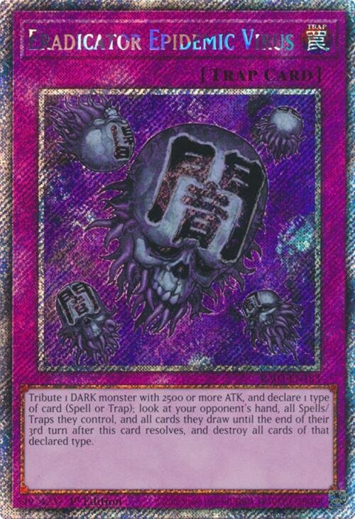 Eradicator Epidemic Virus - RA03-EN183 (Platinum Secret Rare)