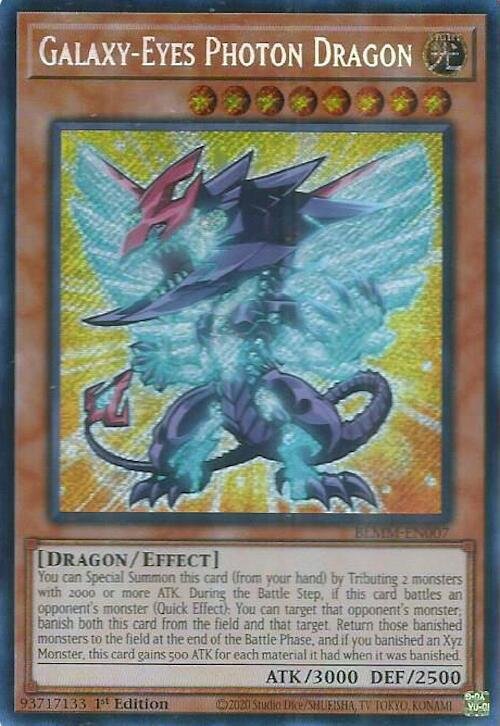 Galaxy-Eyes Photon Dragon - BLMM-EN007 (Secret Rare )