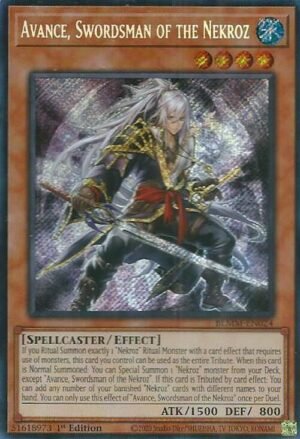 Avance, Swordsman of the Nekroz - BLMM-EN024 (Secret Rare)