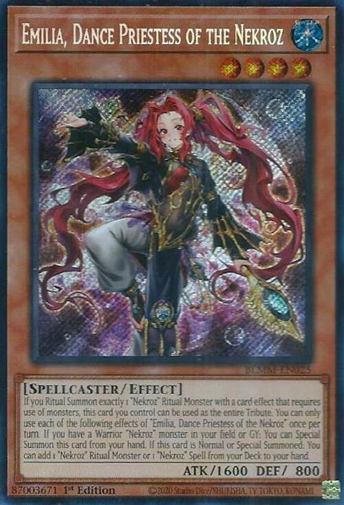 Emilia, Dance Priestess of the Nekroz - BLMM-EN025 (Secret Rare)