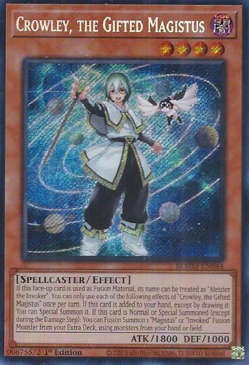 Crowley, the Gifted Magistus - BLMM-EN044 (Secret Rare)