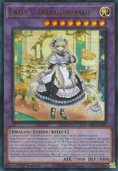 Lady's Dragonmaid - BLMM-EN049 (Ultra Rare)
