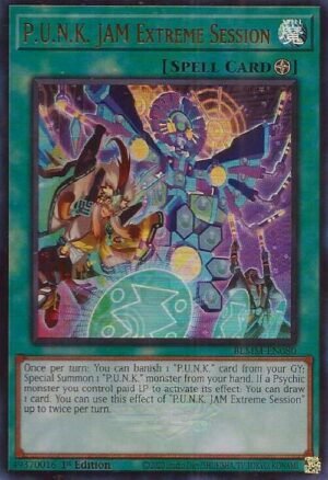 P.U.N.K. JAM Extreme Session - BLMM-EN080 (Ultra Rare)