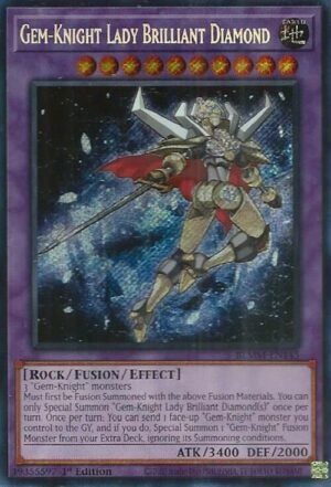 Gem-Knight Lady Brilliant Diamond - BLMM-EN145 (Secret Rare)