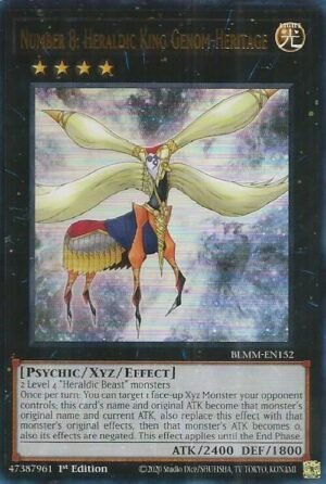 Number 8: Heraldic King Genom-Heritage - BLMM-EN152 (Ultra Rare)