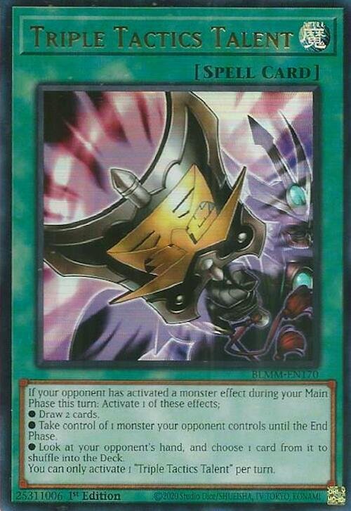 Triple Tactics Talent - BLMM-EN170 (Ultra Rare)