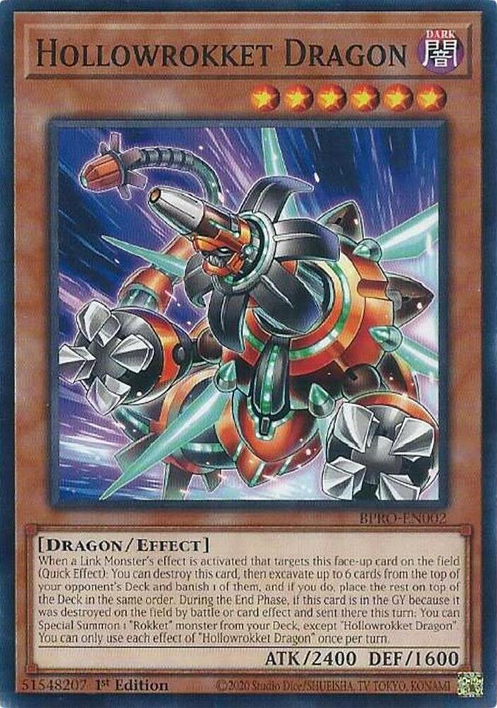 Hollowrokket Dragon - BPRO-EN002 (Common)