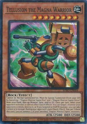 Tellusion the Magna Warrior - BPRO-EN004 (Super Rare)