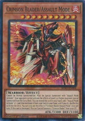 Crimson Blader/Assault Mode - BPRO-EN008 (Super Rare)