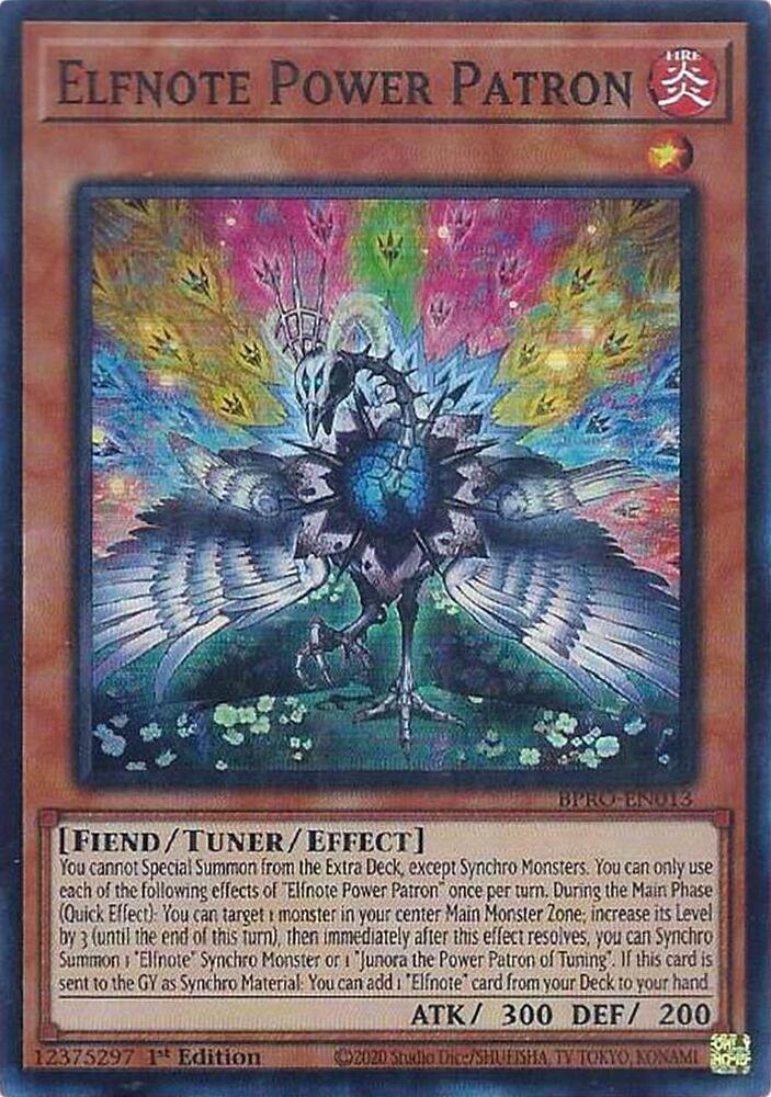 Elfnote Power Patron - BPRO-EN013 (Super Rare)