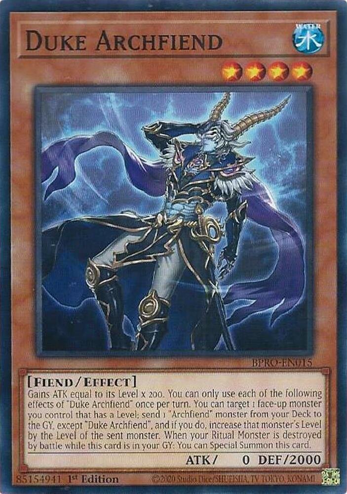 Duke Archfiend - BPRO-EN015 (Common)
