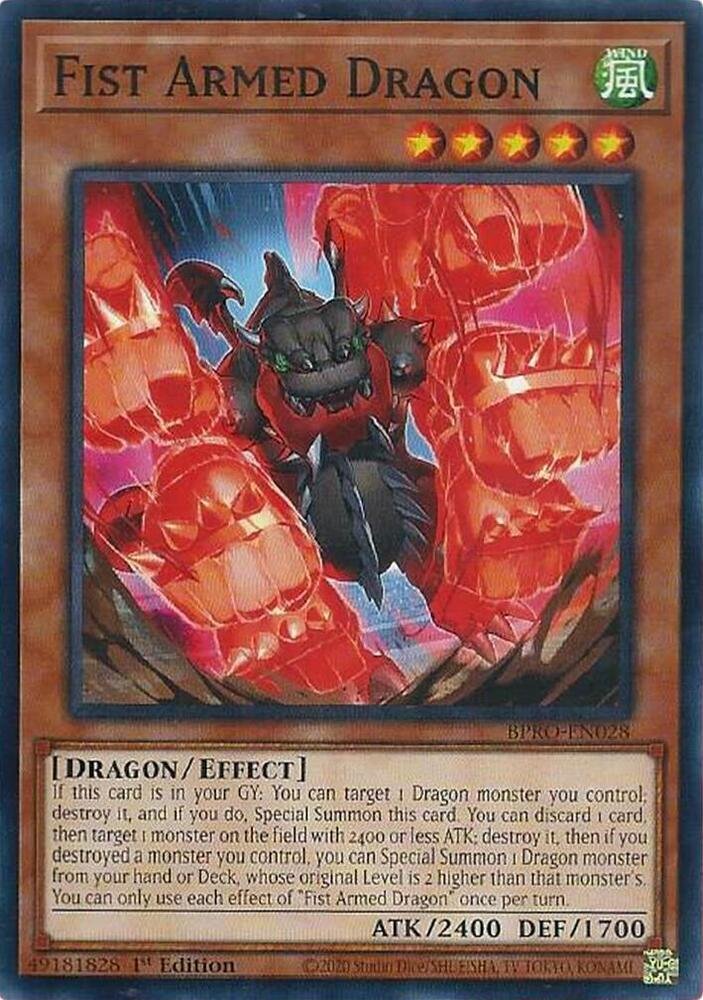 Fist Armed Dragon - BPRO-EN028 (Common)